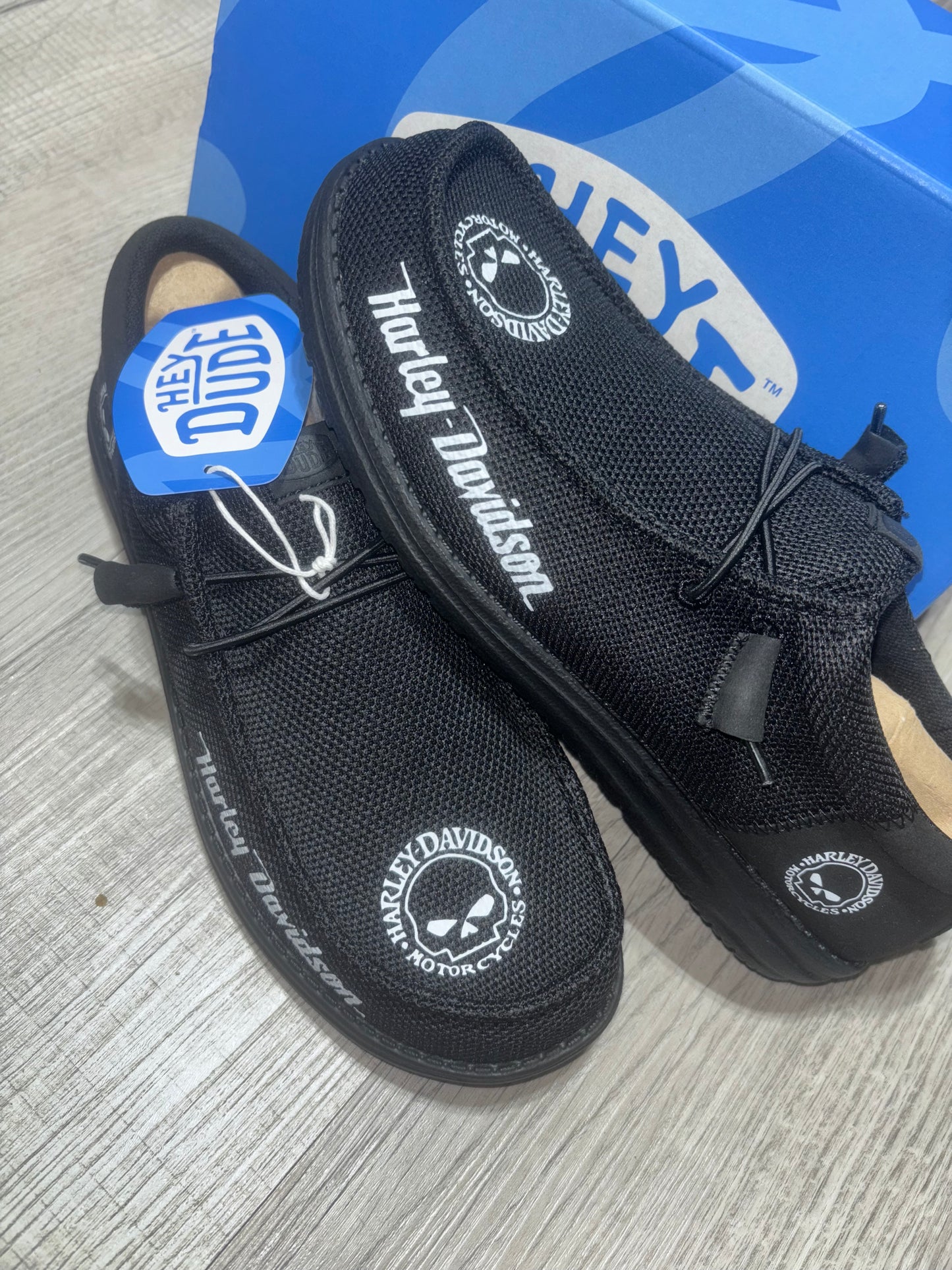 Custom Skull Biker Casual Dude Shoes – Motorcycle Lifestyle Slip-On Comfort Shoes