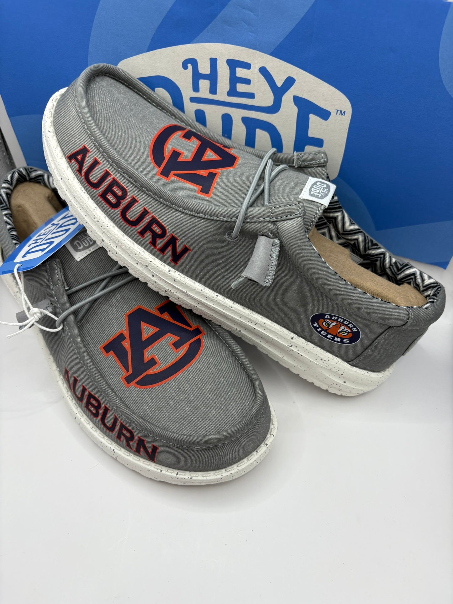 Custom Auburn Football Dude Shoes – Lightweight Slip-On Casual Comfort Shoes