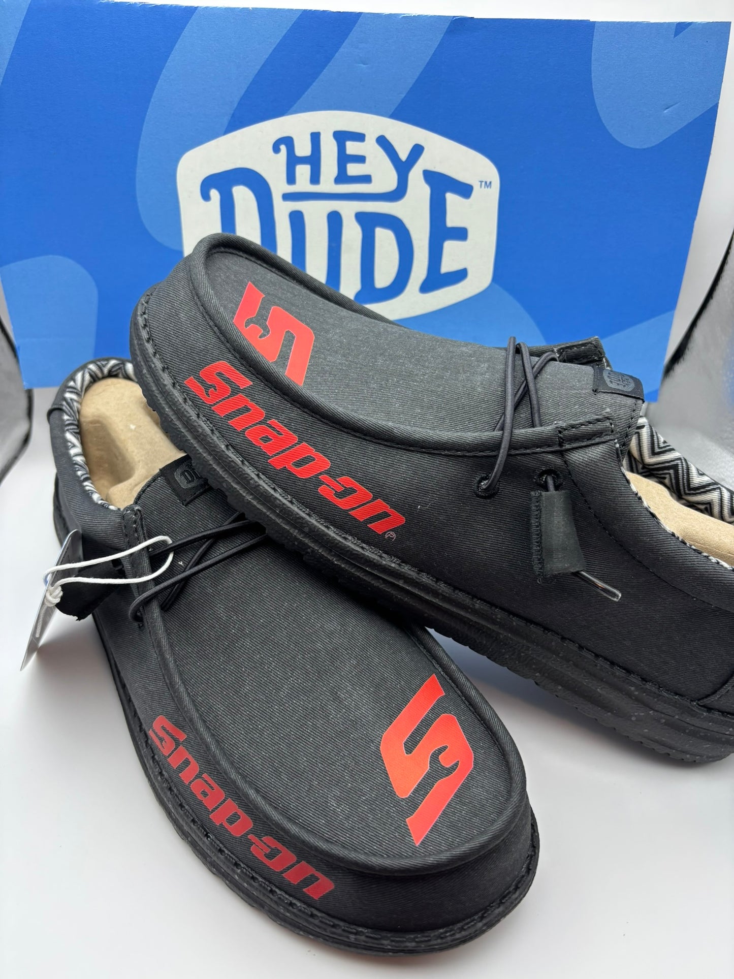 Custom Snap On Tools Dude Shoes – Lightweight Slip-On Casual Comfort Shoes