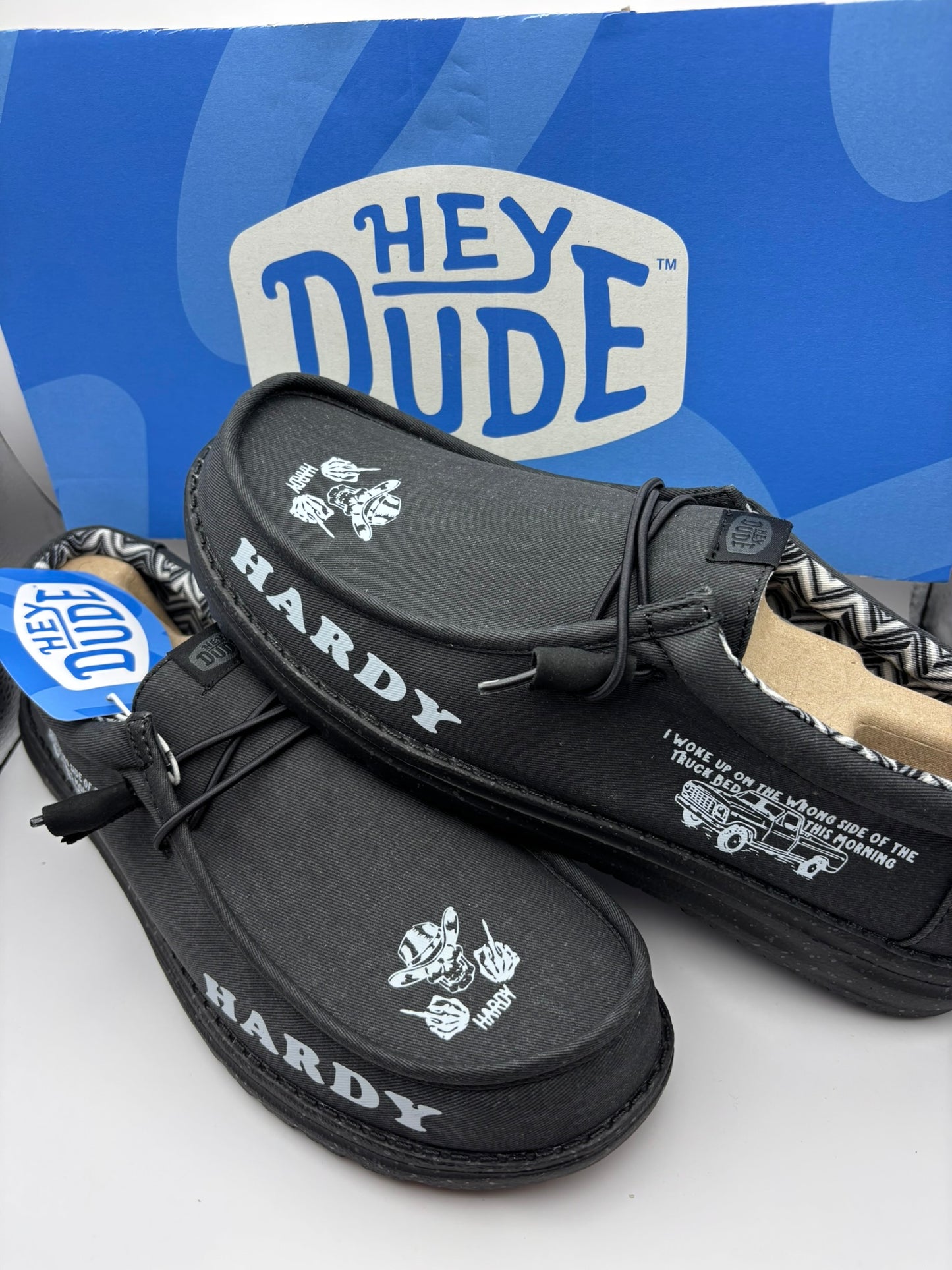 Custom Hardy Music Dude Shoes – Lightweight Slip-On Casual Comfort Shoes