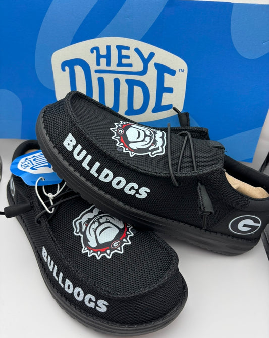 Custom UGA Bulldogs Dude Shoes – Lightweight Slip-On Casual Comfort Shoes