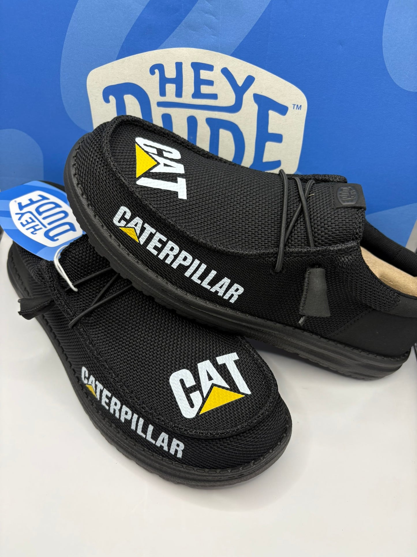 Custom Cat Heavy Equipment Dude Shoes – Lightweight Slip-On Casual Comfort Shoes