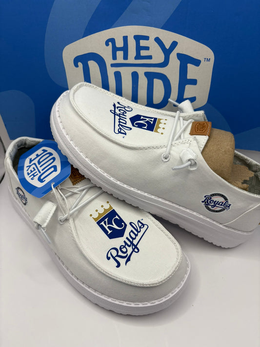 Custom Royals Baseball Dude Shoes – Lightweight Slip-On Casual Comfort Shoes