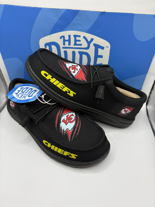 Custom Chiefs Football Dude Shoes – Lightweight Slip-On Casual Comfort Shoes