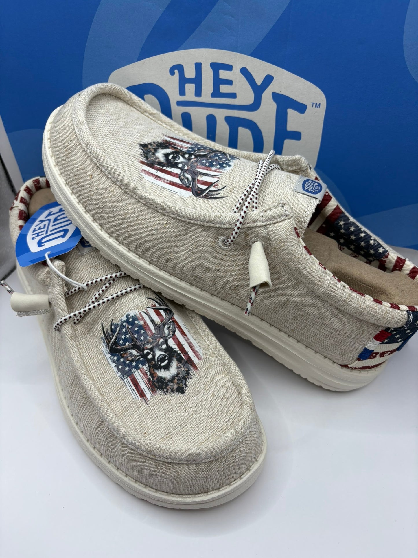 Custom Deer Hunter Dude Shoes – Lightweight Slip-On Casual Comfort Shoes