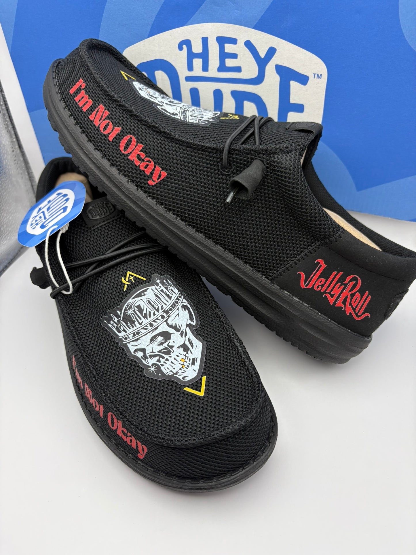 Custom Jelly Roll Dude Shoes – Lightweight Slip-On Casual Comfort Shoes
