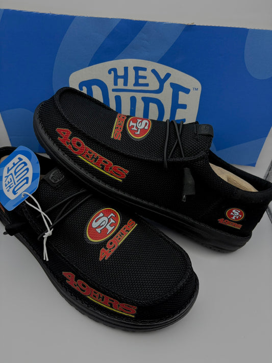 Custom 49er Football Dude Shoes – Lightweight Slip-On Casual Comfort Shoes