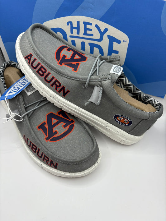 Custom Auburn Football Dude Shoes – Lightweight Slip-On Casual Comfort Shoes
