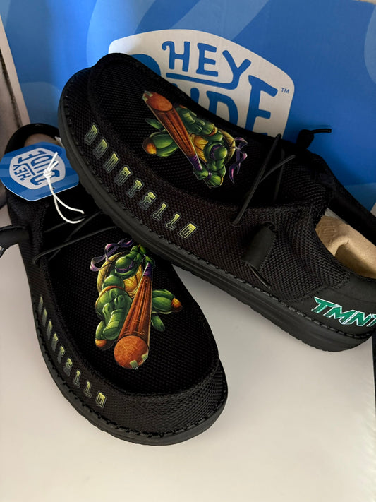 Custom Donatello Ninja Turtle Dude Shoes – Lightweight Slip-On Casual Comfort Shoes