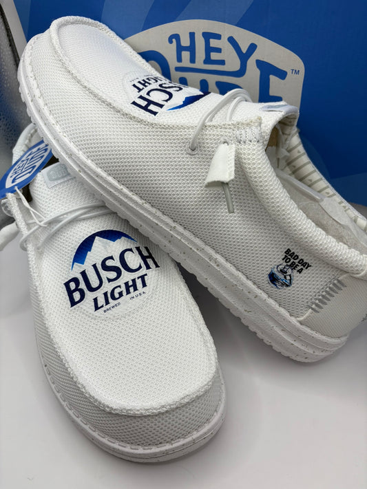 Custom Busch Light Dude Shoes – Lightweight Slip-On Casual Comfort Shoes