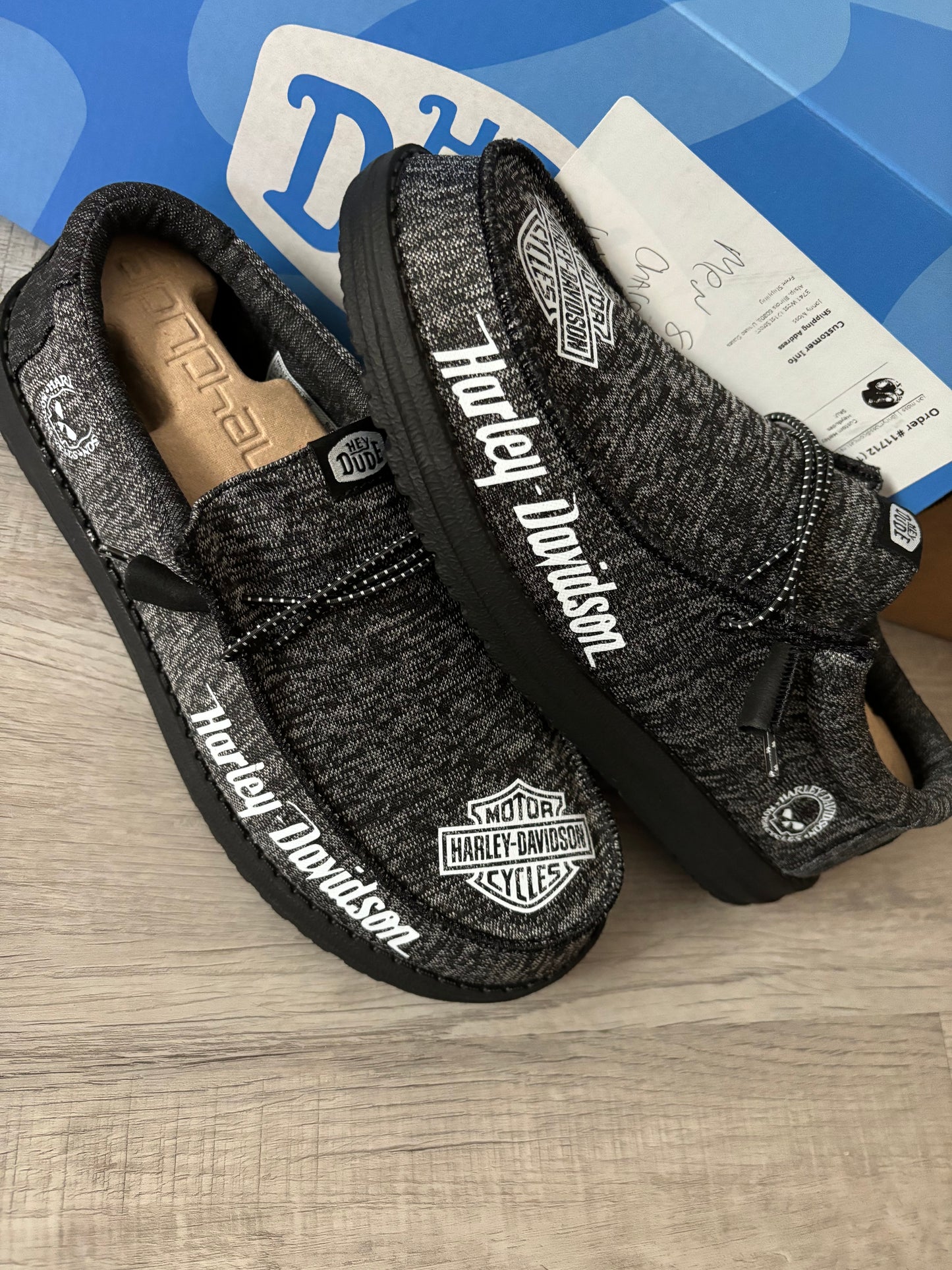 Custom Biker Casual Dude Shoes – Motorcycle Lifestyle Slip-On Comfort Shoes