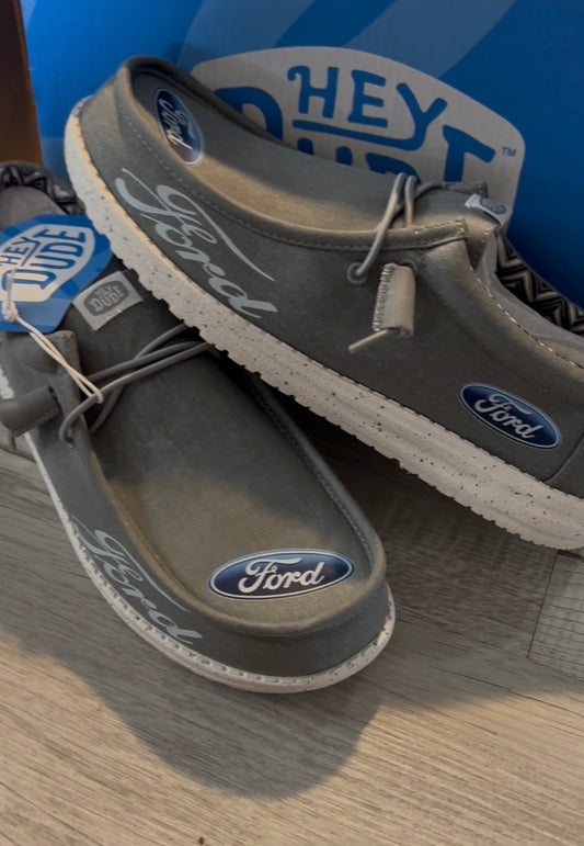 Custom Ford Truck Dude Shoes – Lightweight Slip-On Casual Comfort Shoes