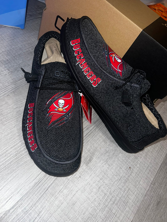 Custom Tampa Football Dude Shoes – Lightweight Slip-On Casual Comfort Shoes