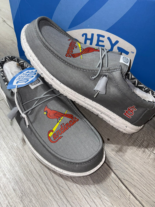 Custom Cardinals Sports Dude Shoes – Lightweight Slip-On Casual Comfort Shoes