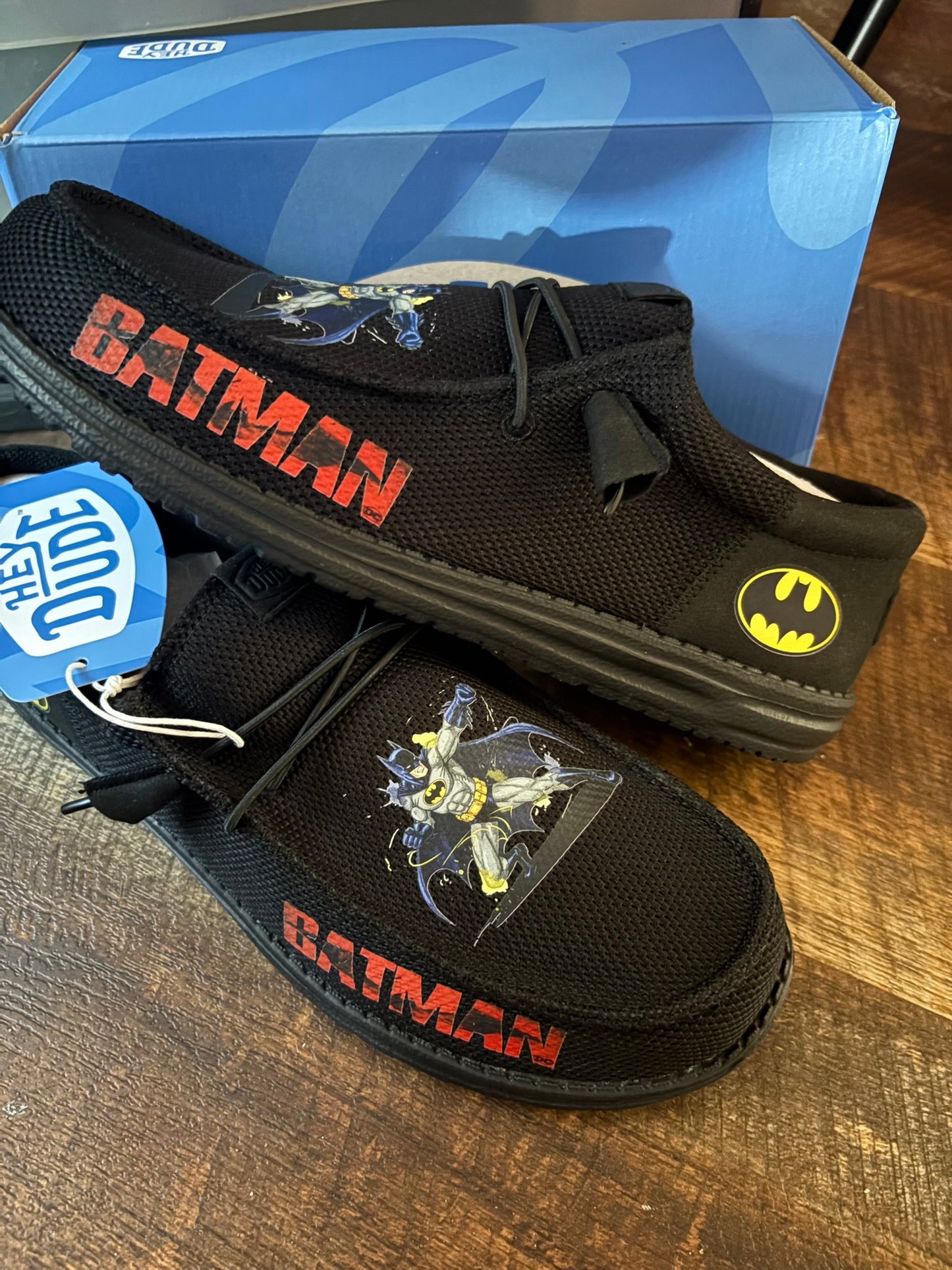 Custom Batman Dude Shoes – Lightweight Slip-On Casual Comfort Shoes