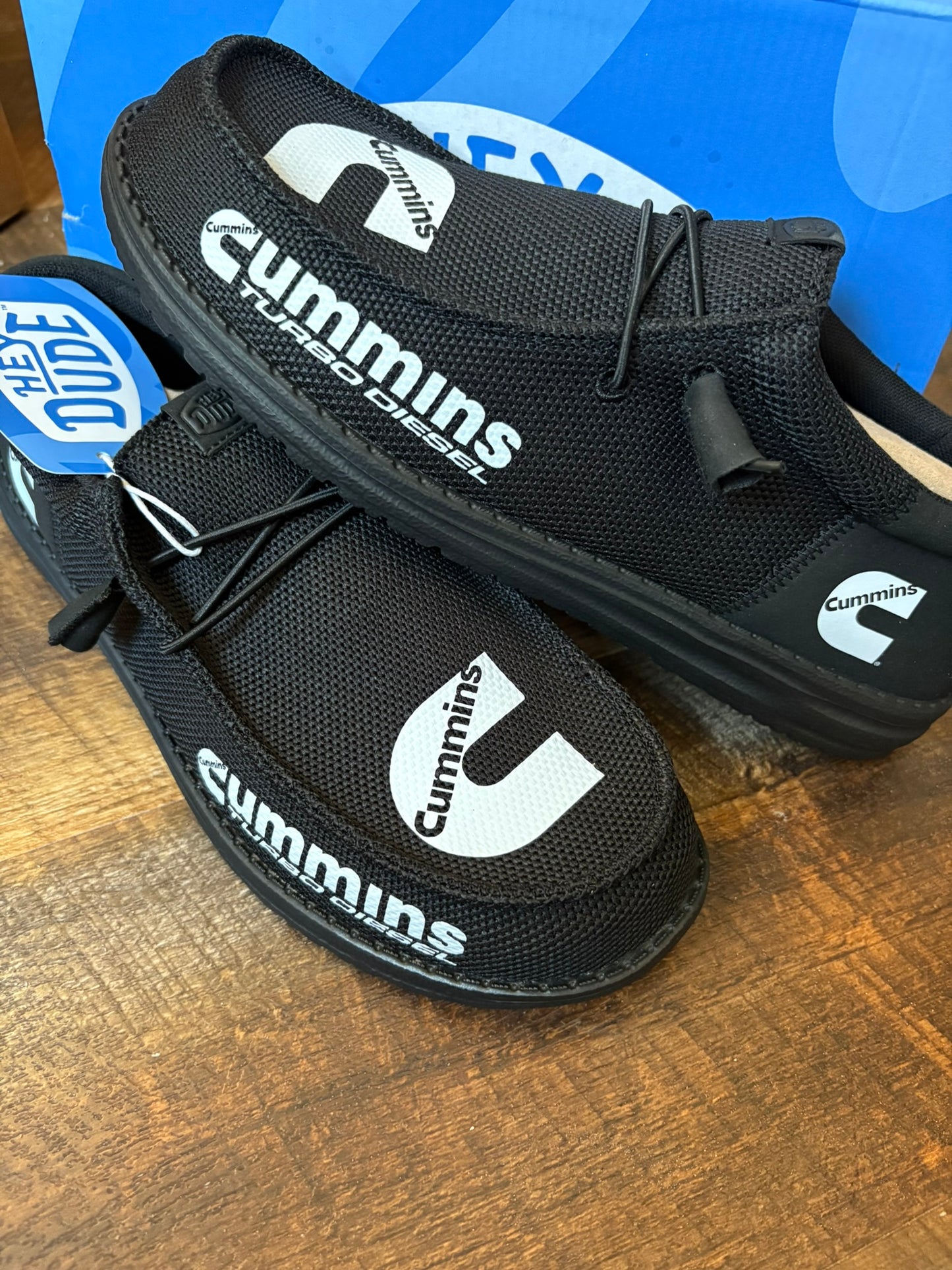 Custom Cummins Truck Dude Shoes – Lightweight Slip-On Casual Comfort Shoes