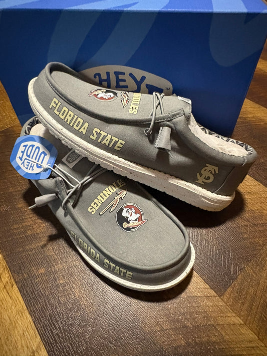 Custom FSU Football Dude Shoes – Lightweight Slip-On Casual Comfort Shoes