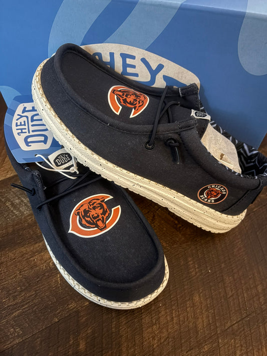 Custom Bears Football Dude Shoes – Lightweight Slip-On Casual Comfort Shoes