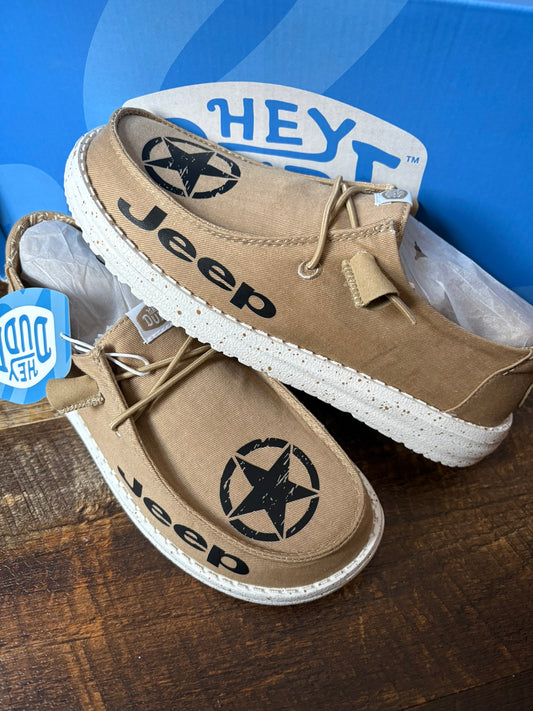 Custom Jeep Dude Shoes – Lightweight Slip-On Casual Comfort Shoes