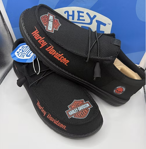 Custom Biker Slip on Dude Shoes